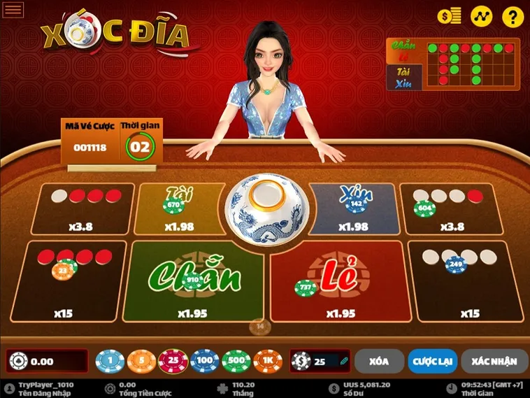 Trải Nghiệm Trò Chơi Xóc Đĩa Tại 188Bet Với Giao Diện Sắc Nét Và Tỷ Lệ Hấp Dẫn